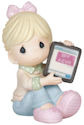 Precious Moments 152014 Girl with Tablet Figurine