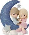 Precious Moments 152016 Couple on Crescent Moon Figurine