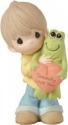 Precious Moments 153003 Boy Holding Frog Figurine