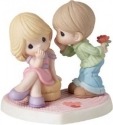 Precious Moments 153004 Boy Whispering to Girl Figurine