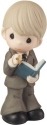 Precious Moments 153007 Boy Holding Rosary and Bible Figurine