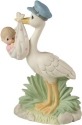 Precious Moments 153021 Baby Girl with Stork Figurine