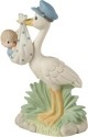 Precious Moments 153022 Baby Boy with Stork Figurine