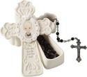 Precious Moments 153405 Communion Boy Covered Box with Rosary