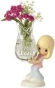 Precious Moments 154005 Girl with Bud Vase Figurine