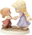 Precious Moments 154012 Disney Girl Dressed as Rapunzel with Girl Figurine