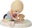 Precious Moments 154035i Girl with Sidewalk Chalk Age 8 Figurine