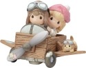 Precious Moments 154041 Couple In Plane Figurine