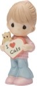 Precious Moments 154046 Girl Holding I Love Cats Figurine
