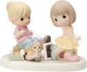 Precious Moments 154049 Sisters Shopping For Shoes Figurine