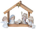 Precious Moments 159000 Nativity Mini Figurine Set of 7