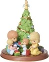 Precious Moments 161100 Family Christmas Scene LED Musical