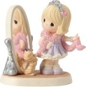 Precious Moments 162003 Girl Looking at Mirror Figurine