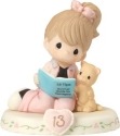 Precious Moments 162012Bi Girl Reading Book with Kitten Age 13 Figurine