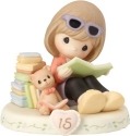 Precious Moments 162014B Girl with Books Age 15 Figurine