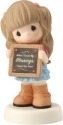 Precious Moments 162017 Girl Holding Sign Figurine