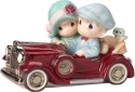 Precious Moments 162028 Couple In Antique Car Figurine LE