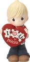 Precious Moments 163002 Boy Holding Puzzle Pieces Figurine