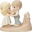 Precious Moments 163009 Beach Wedding Couple Figurine