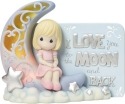 Precious Moments 163408 Girl on LED Moon Figurine