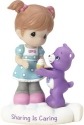 Precious Moments 163414 Care Bear Girl with Share Bear Figurine