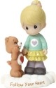 Precious Moments 163415 Care Bear Girl with Tenderheart Bear Figurine