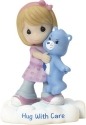Precious Moments 163416 Care Bear Girl with Grumpy Bear Figurine