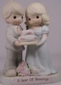 Precious Moments 163783 A Year of Blessings Figurine To Have and To Hold