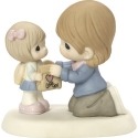 Precious Moments 164006 Mom Giving Lunch Bag To Daughter Figurine