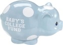 Precious Moments 164008 Baby Boy College Fund Piggy Bank