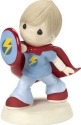 Precious Moments 164014 Boy In Superhero Outfit Figurine
