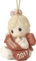 Precious Moments 171005 Dated 2017 Baby Girl Ornament