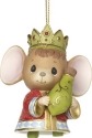 Precious Moments 171063 Mouse with Green Crown Bell Ornament