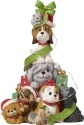 Precious Moments 171407 Dogs and Cat LED Christmas Tree Musical