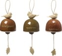 Precious Moments 171458 Bird Bell Ornament Set 3