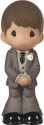 Precious Moments 172066 Groom Brown Hair Medium Skin Figurine