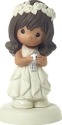 Precious Moments 172081 Communion Brown Hair Medium Skin Girl Figurine