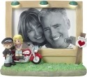 Precious Moments 172402 Motorcycle Couple at Billboard LED Photo Frame