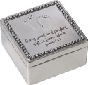 Precious Moments 172452 Baby Footprints Covered Box