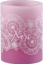 Precious Moments 172461 Pink 4in Pillar Candle LED
