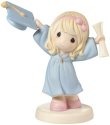 Precious Moments 173013 Girl Tossing Hat Holding Diploma Figurine