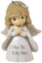 Precious Moments 173018 I Have You In My Heart Angel Figurine