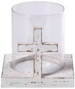 Precious Moments 173429 Cross Pillar Candle Holder