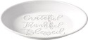 Precious Moments 179008 Grateful Thankful Blessed Pie Plate
