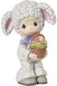 Precious Moments 179029 Boy In Lamb Costume with Basket of Eggs Figurine