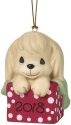 Precious Moments 181008 Dated 2018 Dog Ornament