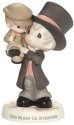 Precious Moments 181016 Scrooge McDuck Holding Tiny Tim Figurine