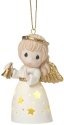 Precious Moments 181031 Angel with Hand Bell Ornament LED