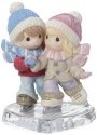 Precious Moments 181041 Couple Ice Skating Together Figurine
