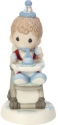 Precious Moments 182002 Baby Boy 1st Birthday Smash Cake Figurine